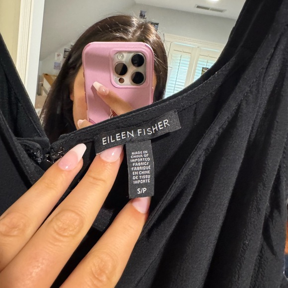 Eileen Fisher Black Jumpsuit - Picture 2 of 3